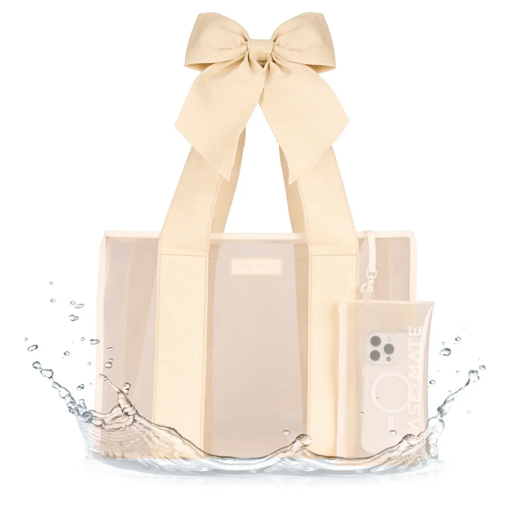 Casemate Jelly Tote – Ecru Raffia Lightweight Carry-All