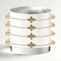 Cross Confetti Beaded Stackable Bracelet