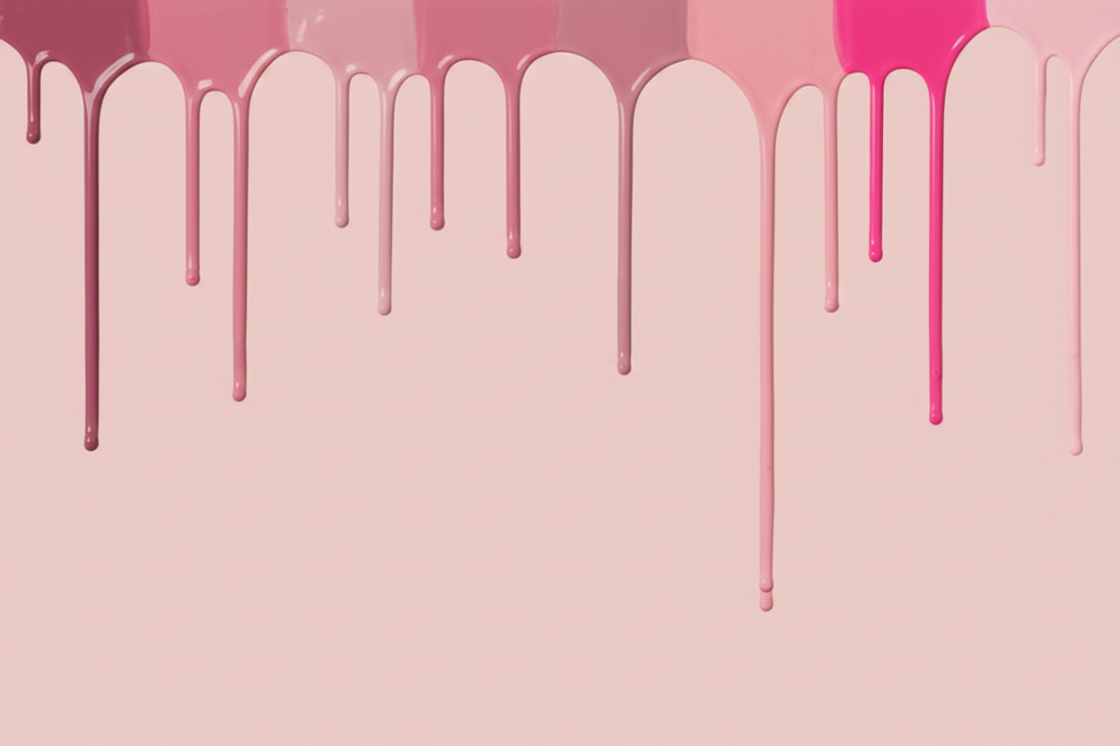 BK Curated Pink Paint Drip Hero