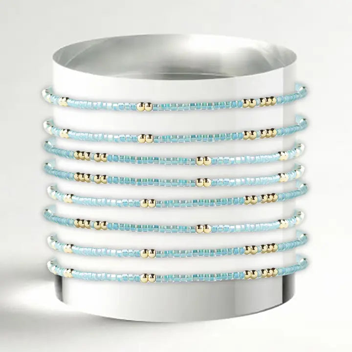 Confetti Beaded Stackable Bracelet